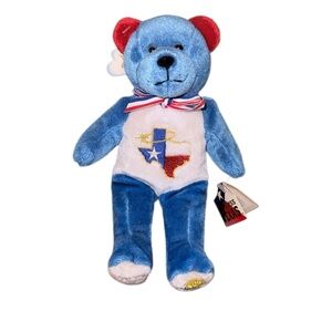 God Bless Texas 2001 Holy Bears Vintage Stuffed Animal Collectible